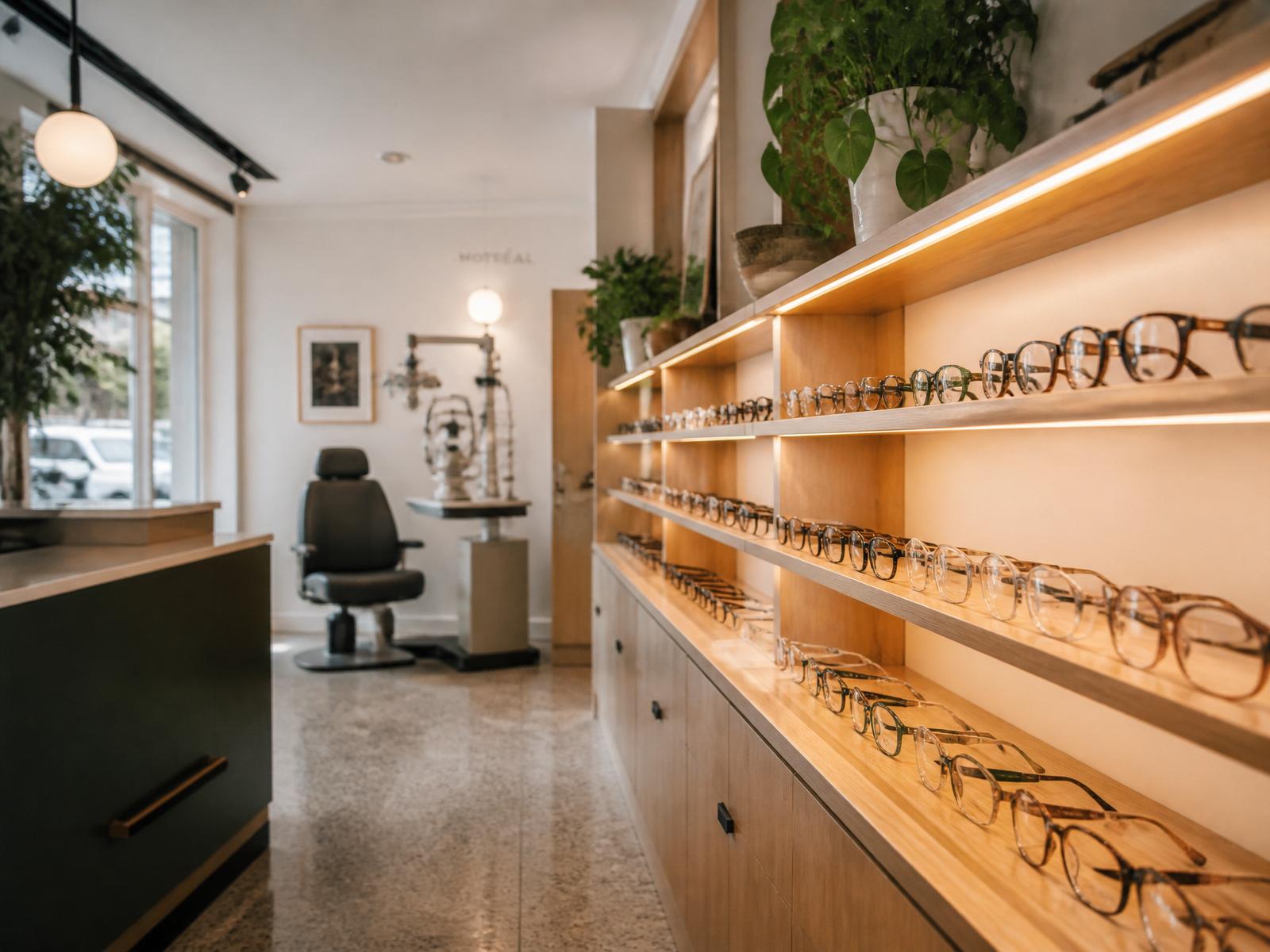 Intérieur de la clinique Centre Visuel OED
